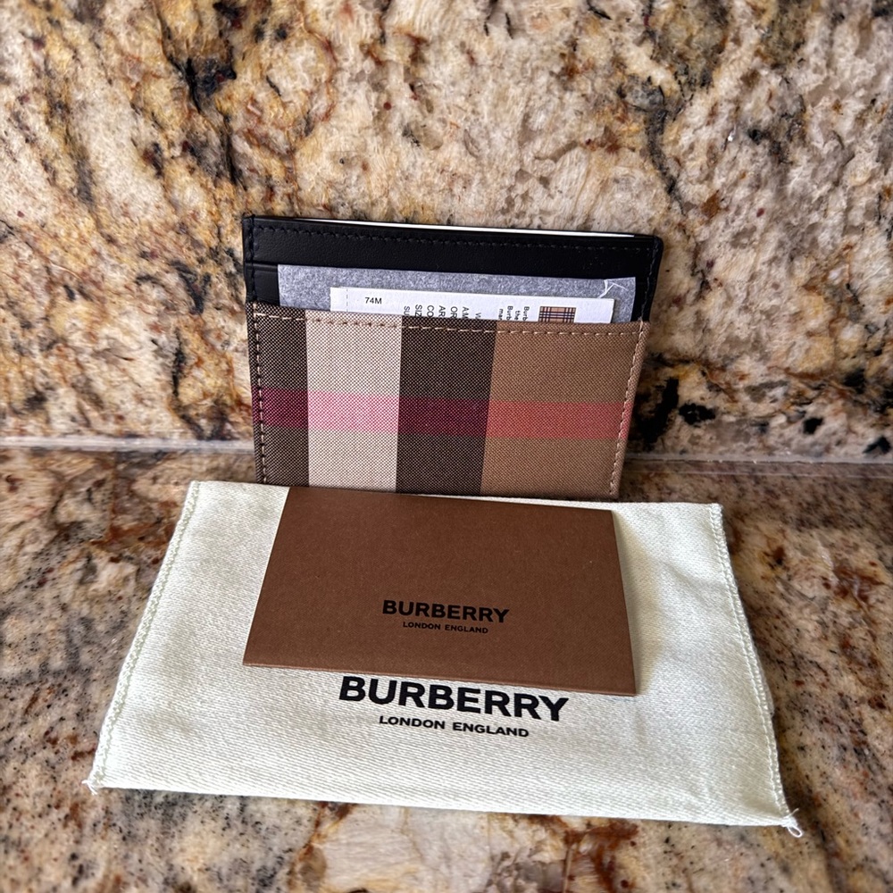 Brand new Burberry card holder